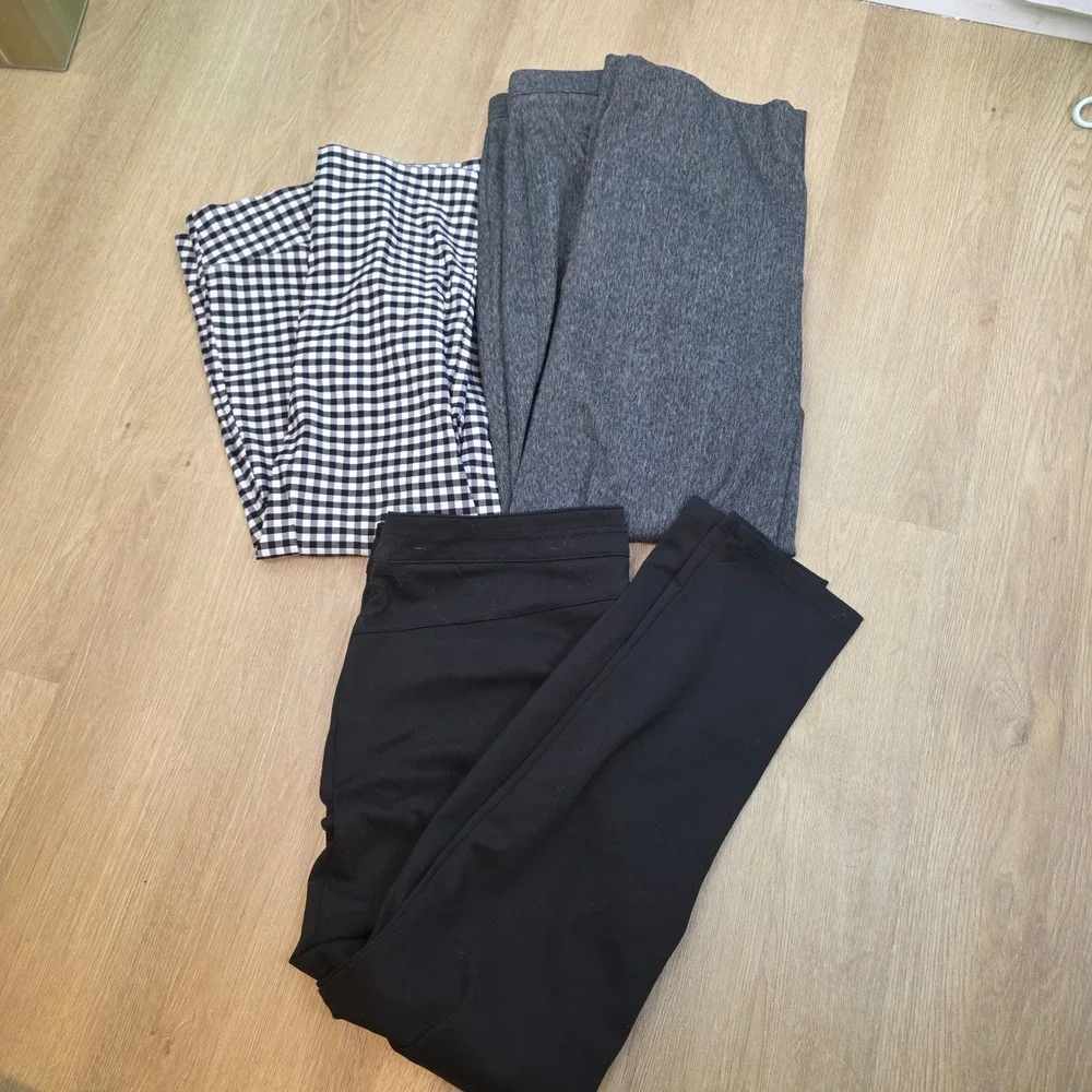 Womens Dress Pants Bundle Size 12 JM Collection Rafaella Soho Apparel Black Grey